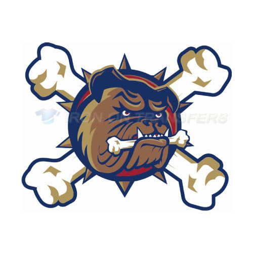 Hamilton Bulldogs Iron-on Stickers (Heat Transfers)NO.9033